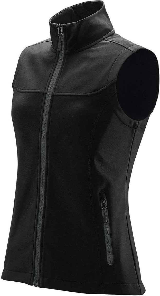 Stormtech Ksv-1w Women’s Orbiter Softshell Vest - Black Dolphin
