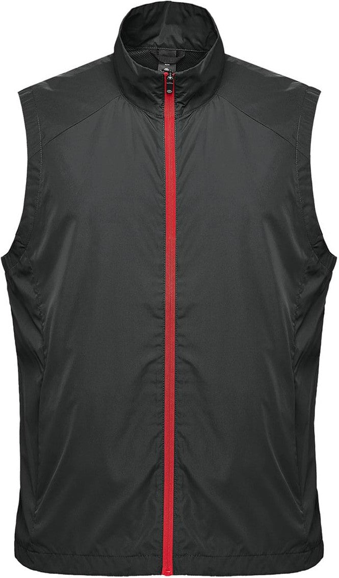 Stormtech Ktv-1 Men’s Pacifica Vest - Black Bright Red - Adult s