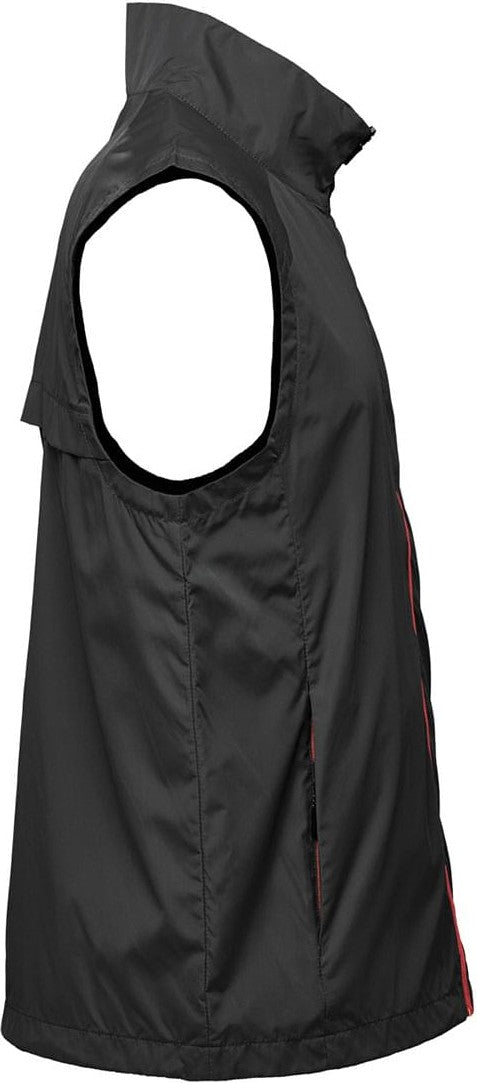 Stormtech Ktv-1 Men’s Pacifica Vest - Black Bright Red