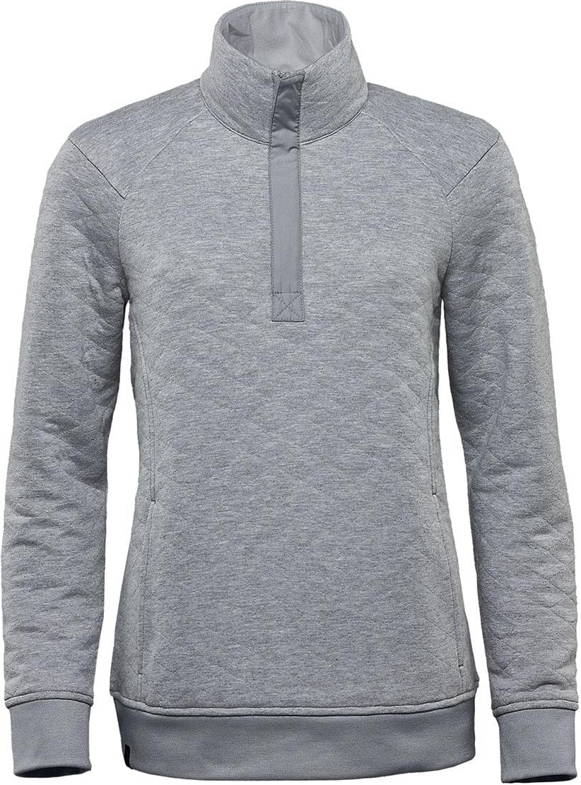 Stormtech Kxp-1w Women’s Montebello Thermal 1/4 Zip Pullover - Ash Heather - Ladies Xs