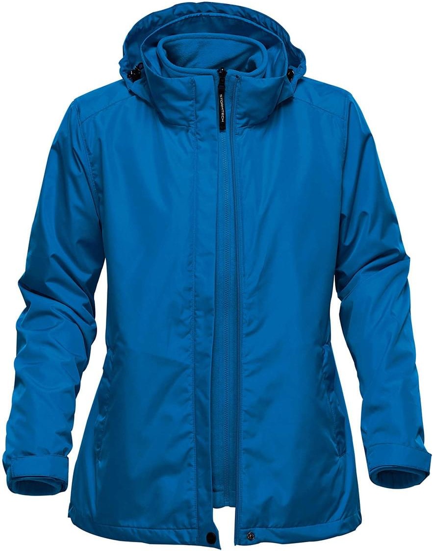 Stormtech Kxr-2wle Women’s Nautilus 3-in-1 Jacket - Azure Blue - Ladies Xs