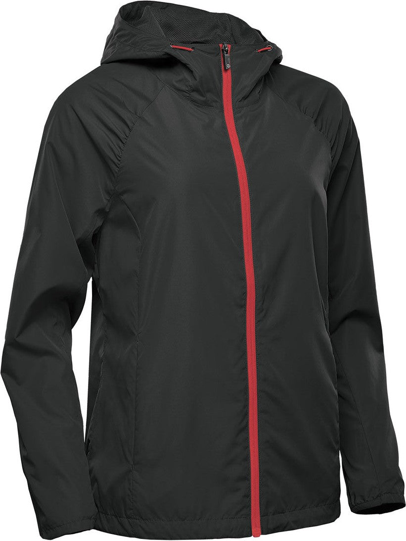 Stormtech Kxt-2w Women’s Pacifica Jacket - Black Bright Red