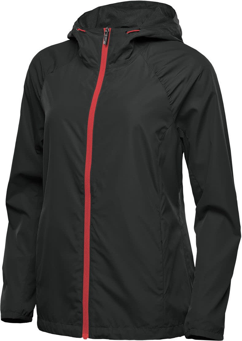 Stormtech Kxt-2w Women’s Pacifica Jacket - Black Bright Red
