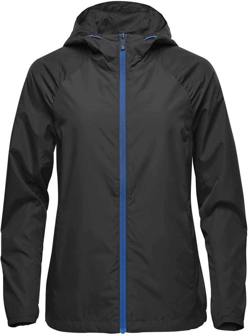 Stormtech Kxt-2w Women’s Pacifica Jacket - Black Classic Blue - Ladies Xs