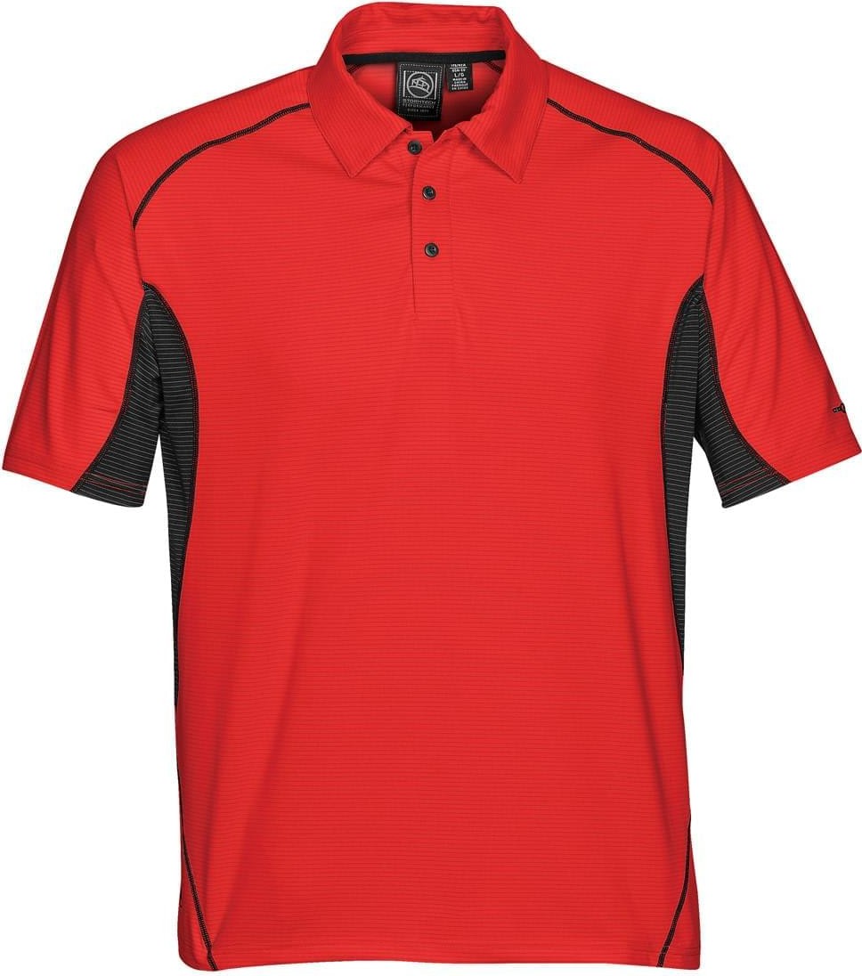 Stormtech Lpg-1 Men’s Laguna Performance Polo - Canada Red Black - Adult s