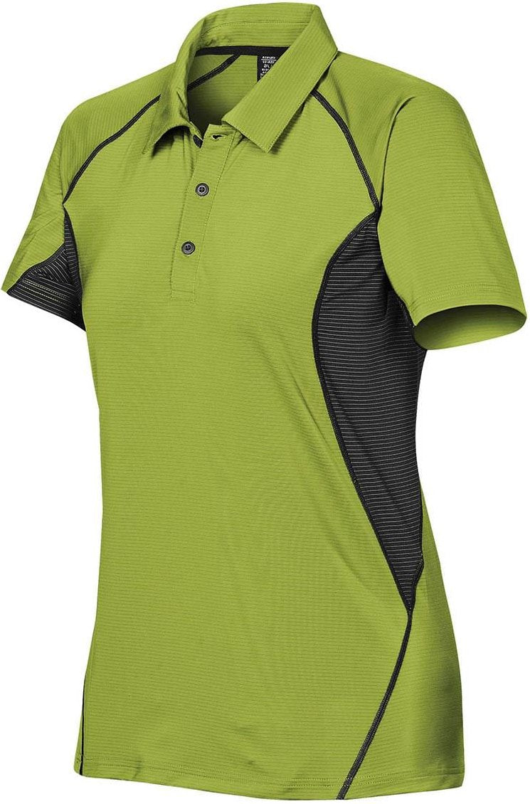 Stormtech Lpg-1w Women’s Laguna Performance Polo - Apple Green Black