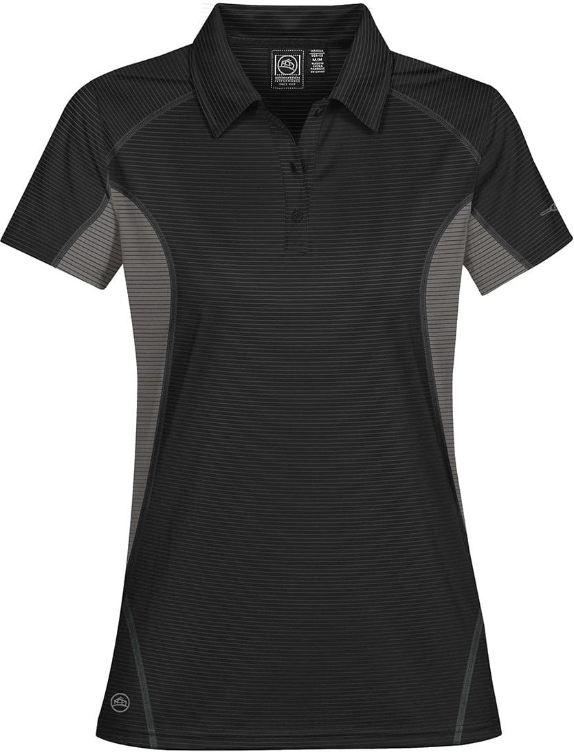 Stormtech Lpg-1w Women’s Laguna Performance Polo - Black Pewter - Ladies Xs