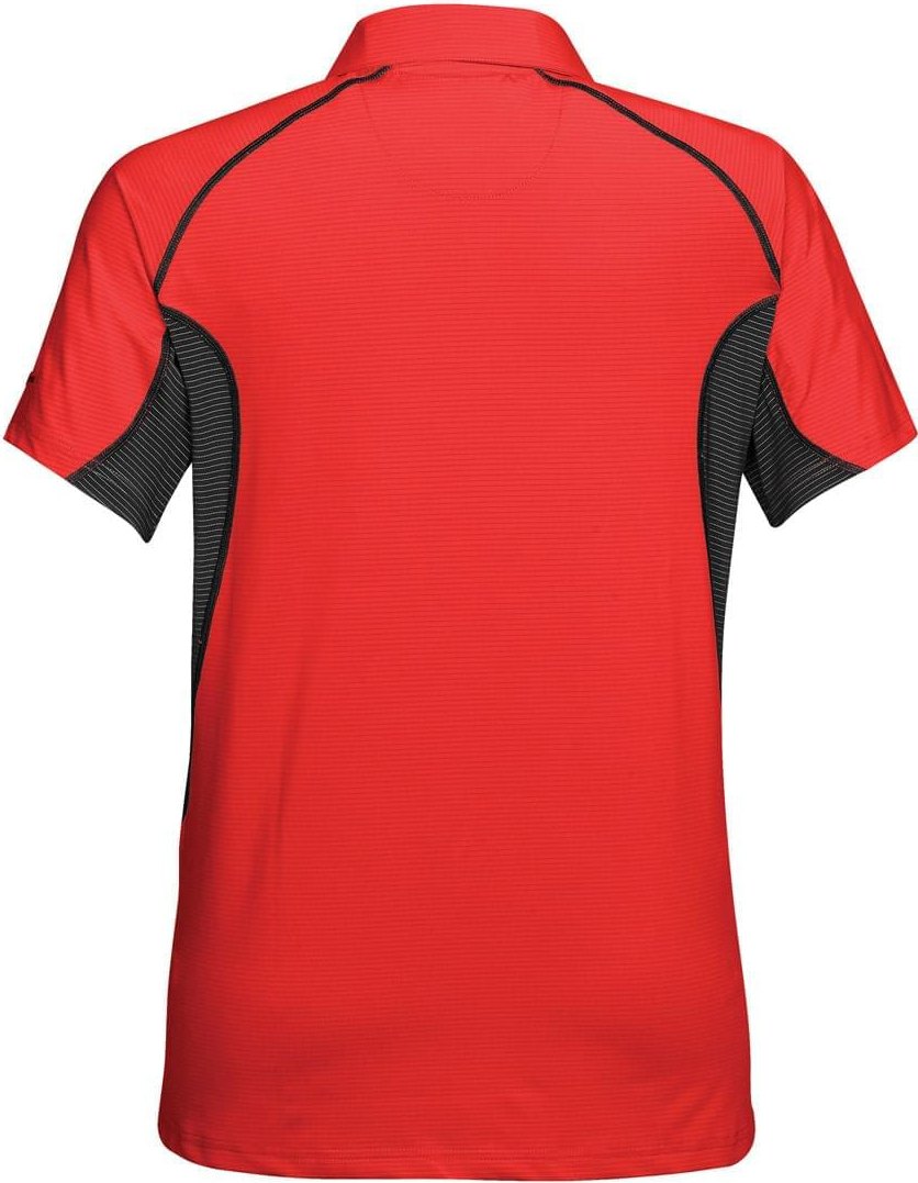 Stormtech Lpg-1w Women’s Laguna Performance Polo - Canada Red Black - Ladies Xs