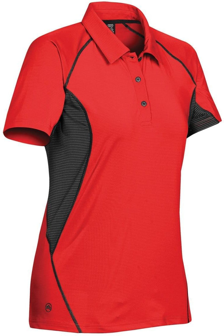 Stormtech Lpg-1w Women’s Laguna Performance Polo - Canada Red Black