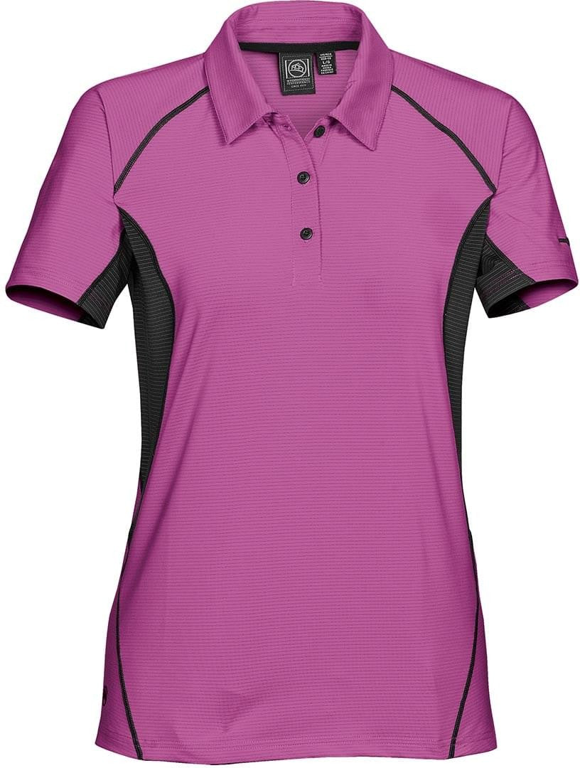 Stormtech Lpg-1w Women’s Laguna Performance Polo - Lilac Black - Ladies Xs