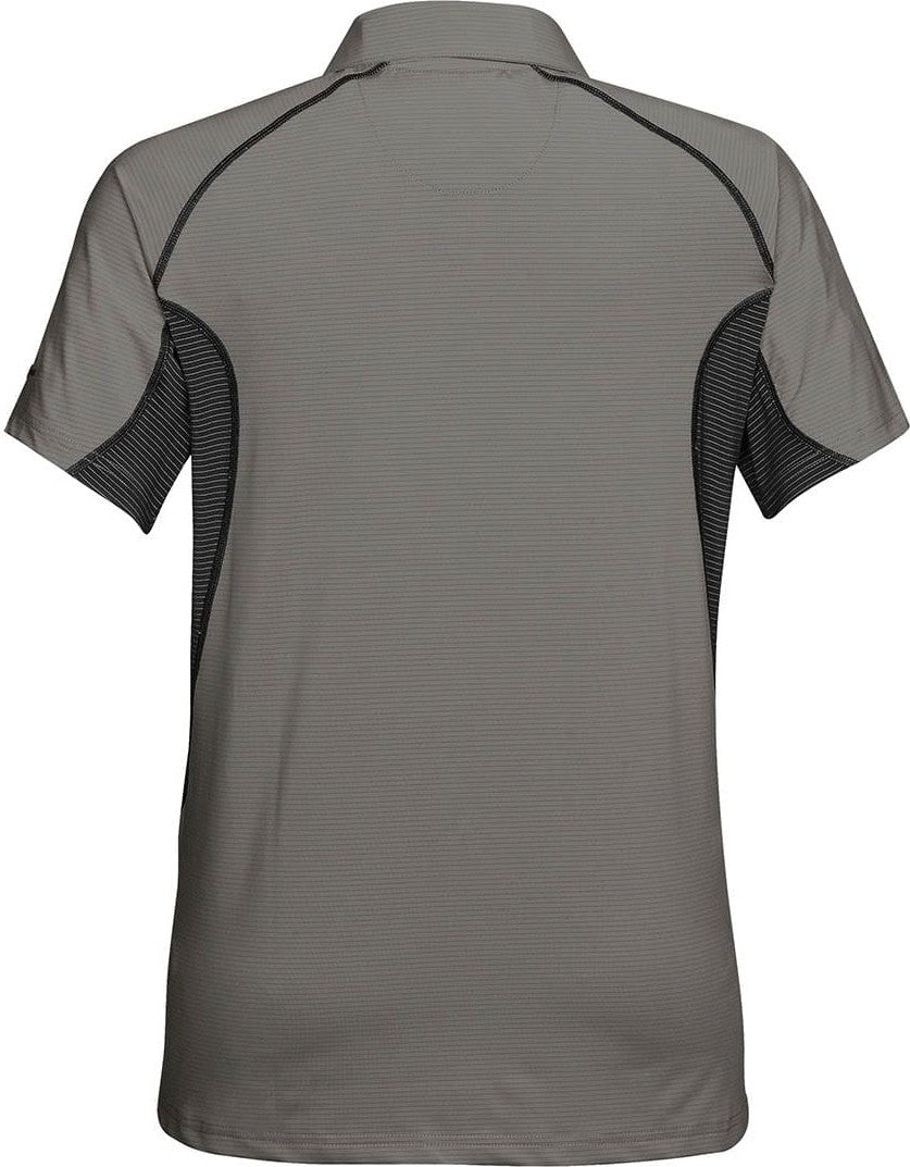 Stormtech Lpg-1w Women’s Laguna Performance Polo - Pewter - Black