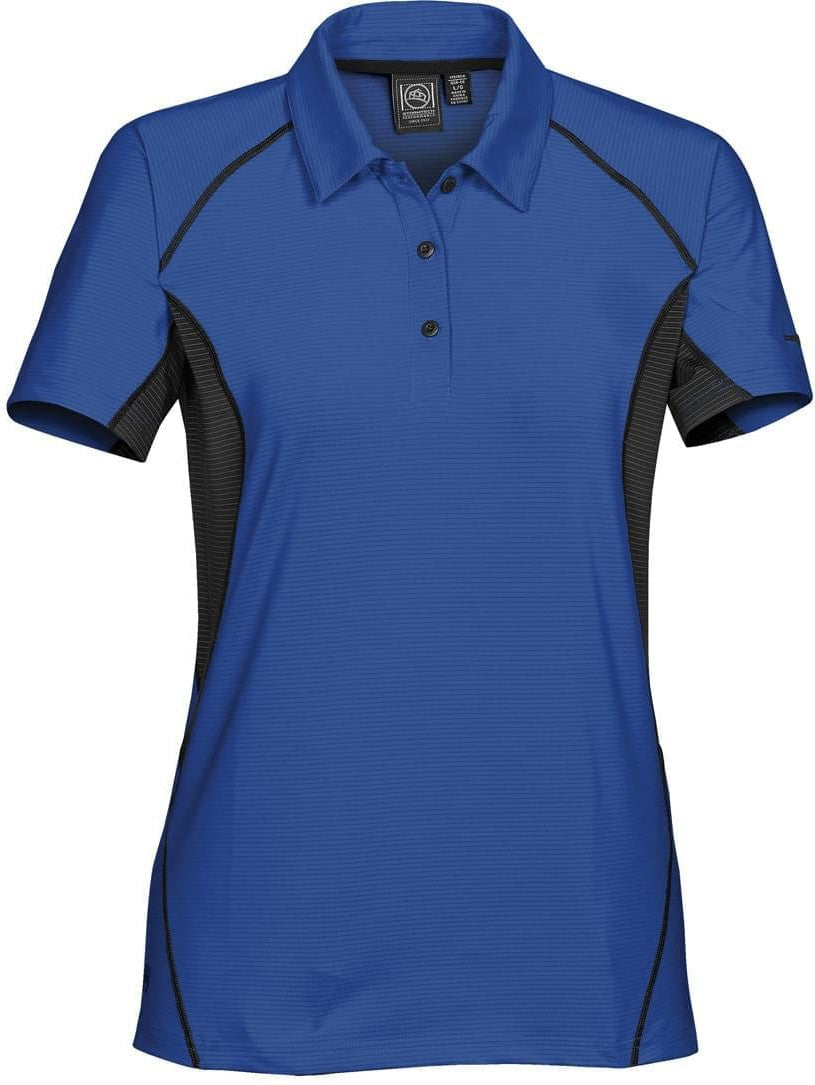 Stormtech Lpg-1w Women’s Laguna Performance Polo - Sapphire - Black - Ladies Xs