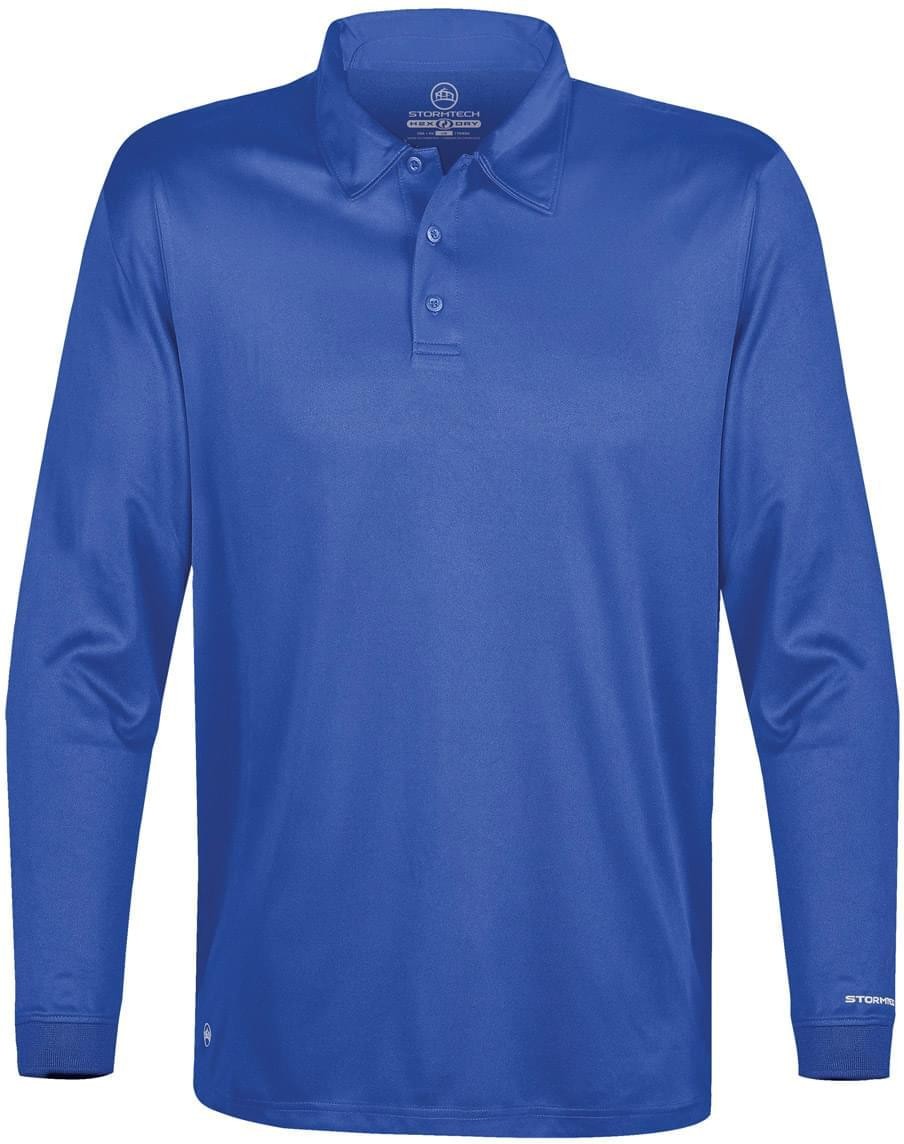 Stormtech Lps-1 Men’s Long Sleeve Apollo H2x-dry Polo - Royal - Adult s
