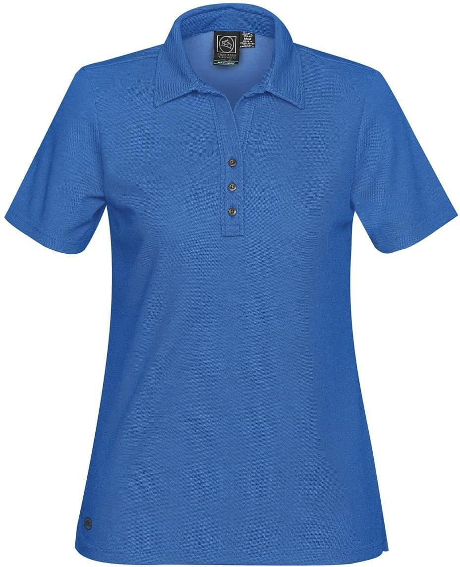 Stormtech Mk-1w Women’s Aquarius Performance Polo - Azure Blue - Ladies Xs