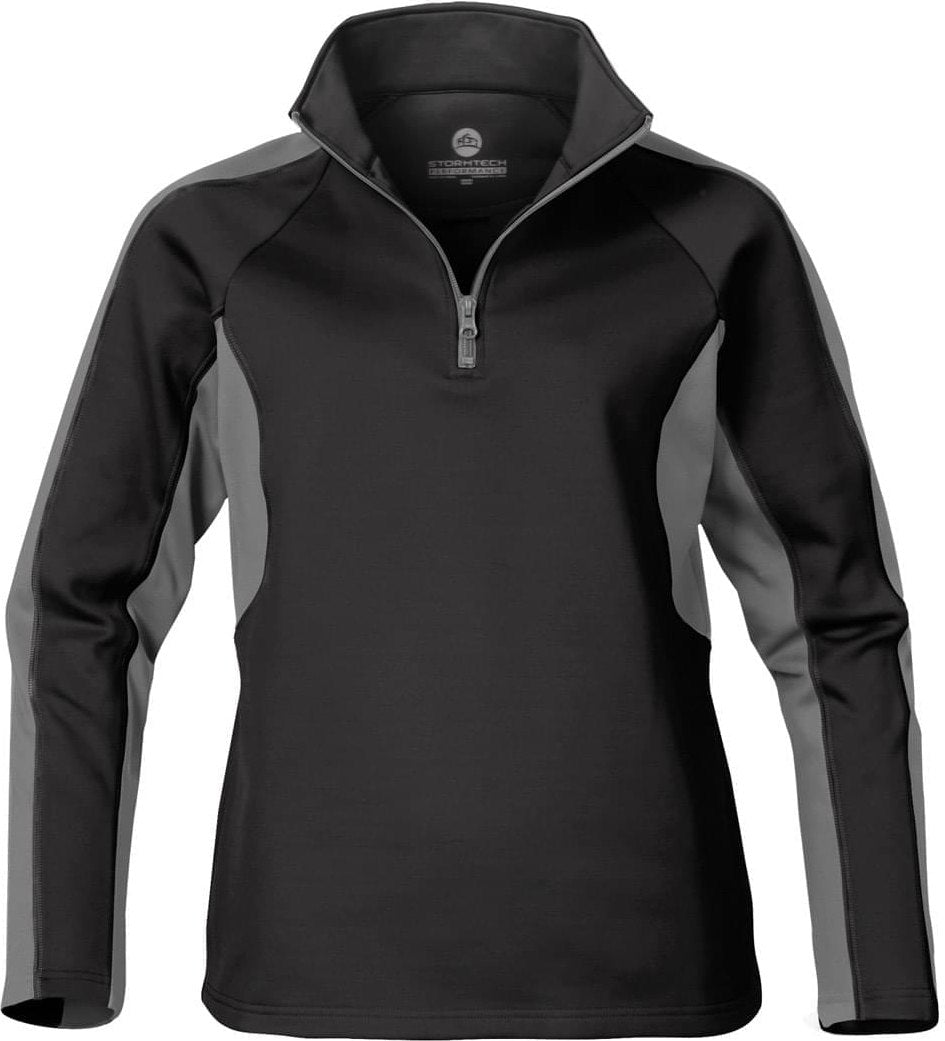Stormtech Ml-1w Women’s Meryl Fleece Pullover - Black Granite - Ladies Xs