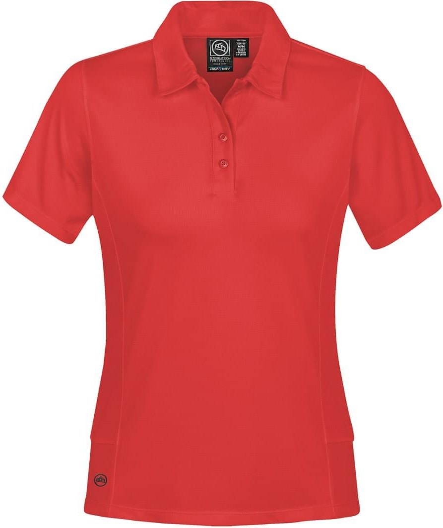 Stormtech Mpx-2w Women’s Micromesh Polo - True Red - Ladies Xs