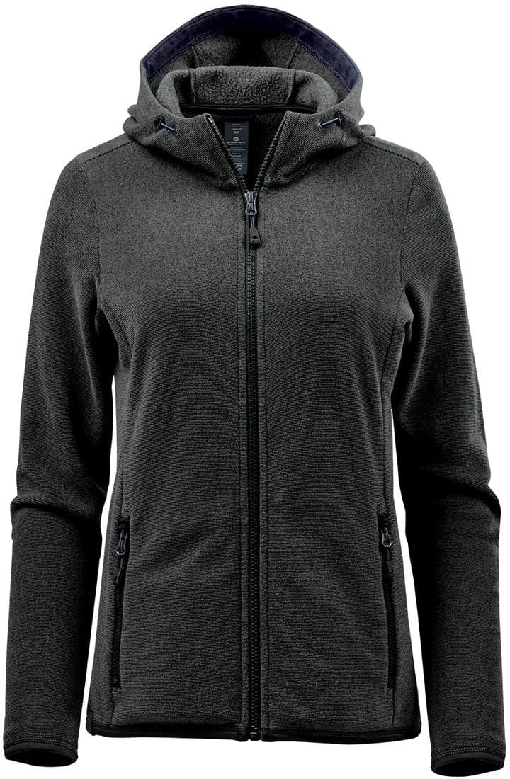 Stormtech Mxf-2w Women’s Novarra Full Zip Hoody - Carbon Stripe - Ladies Xs