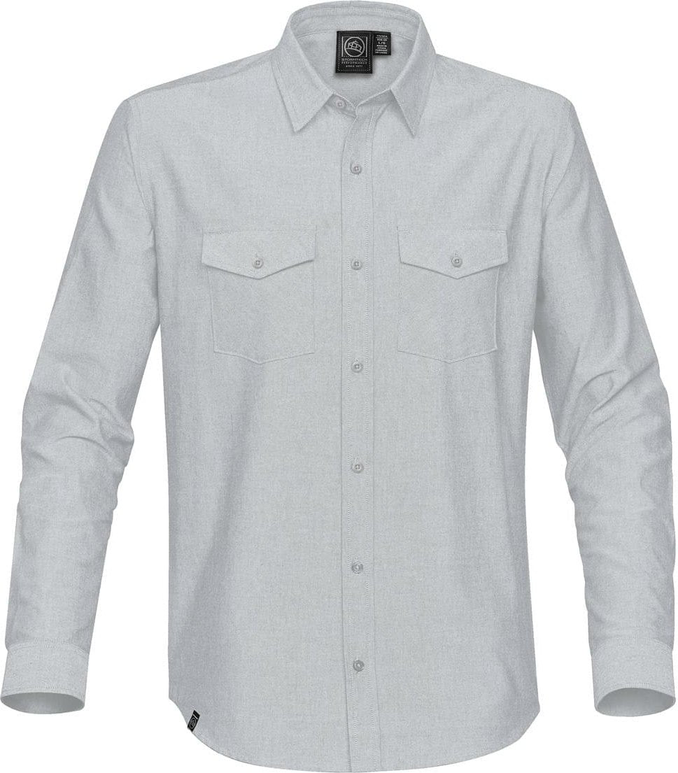 Stormtech Nbs-1 Men’s Hudson Oxford Shirt - Cool Silver / Adult s