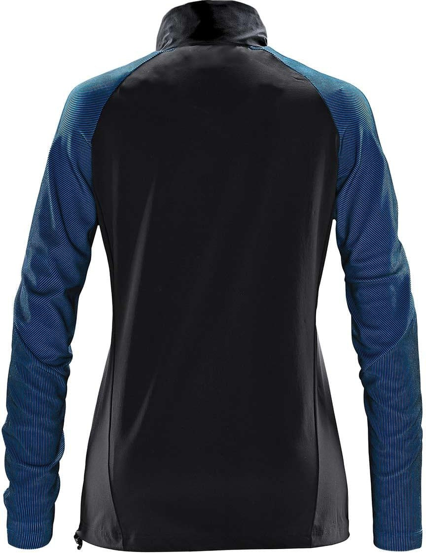 Stormtech Nw-1w Women’s Octane Lightweight Shell - Black Electric Blue - Ladies Xs
