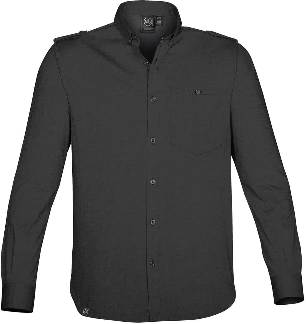 Stormtech Ocl-1 Men’s Handford Long Sleeve Shirt - Black - Adult m