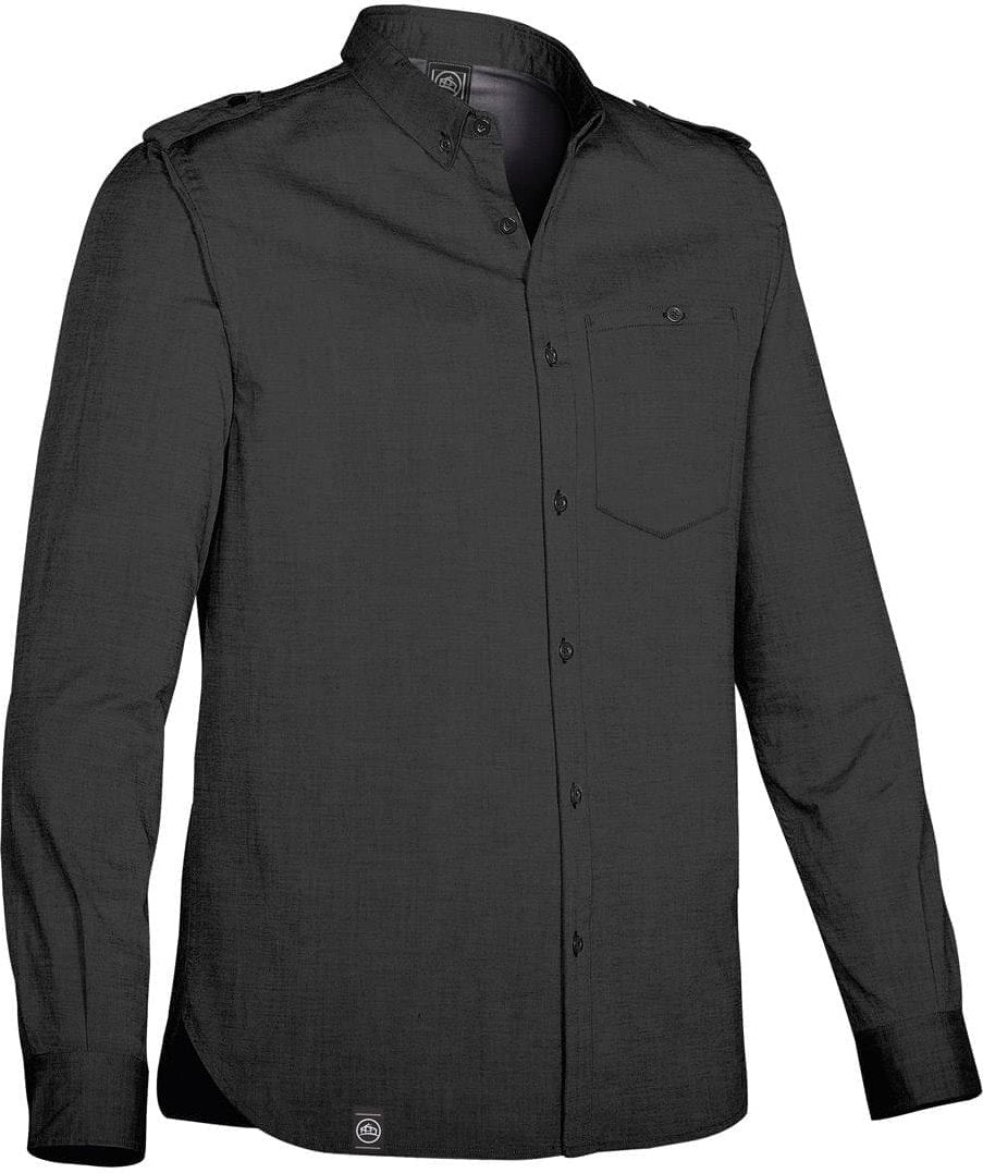 Stormtech Ocl-1 Men’s Handford Long Sleeve Shirt - Black