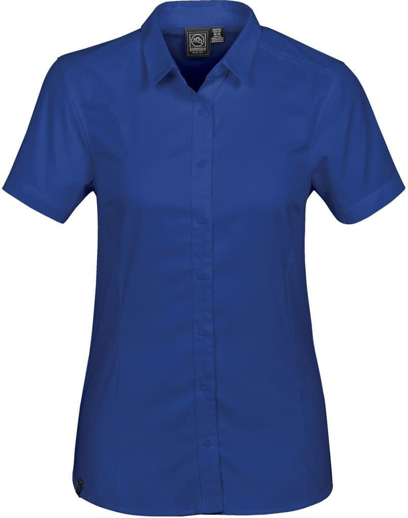 Stormtech Ocs-2w Women’s Cannon Short Sleeve Shirt - Federal Blue - Ladies Xs