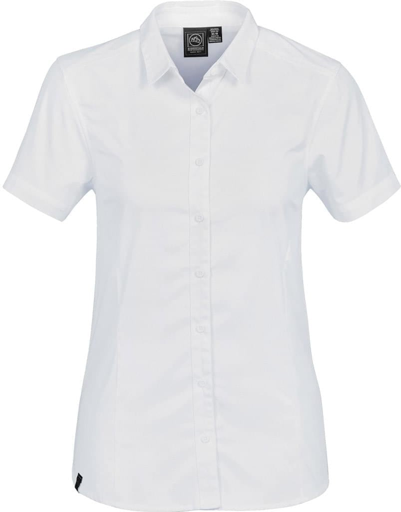 Stormtech Ocs-2w Women’s Cannon Short Sleeve Shirt - White - Ladies s