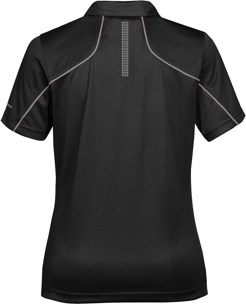 Stormtech Opx-1w Women’s Prism Performance Polo - Black Titanium - Ladies Xs