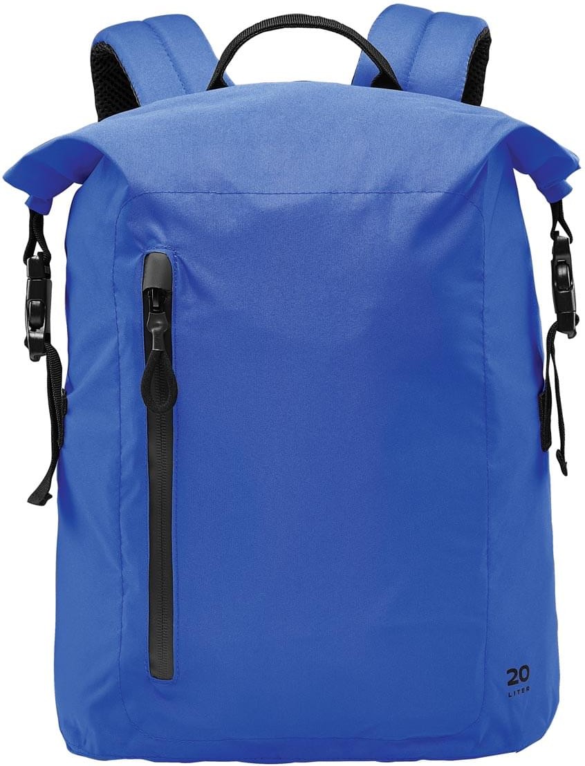 Stormtech Osx-2 Teton Roll Top Backpack 20 - Ocean Blue Black