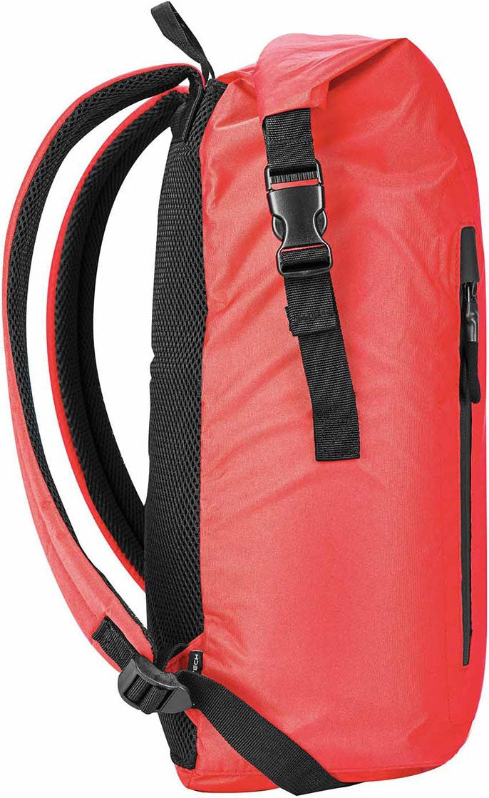 Stormtech Osx-2 Teton Roll Top Backpack 20 - Red Black