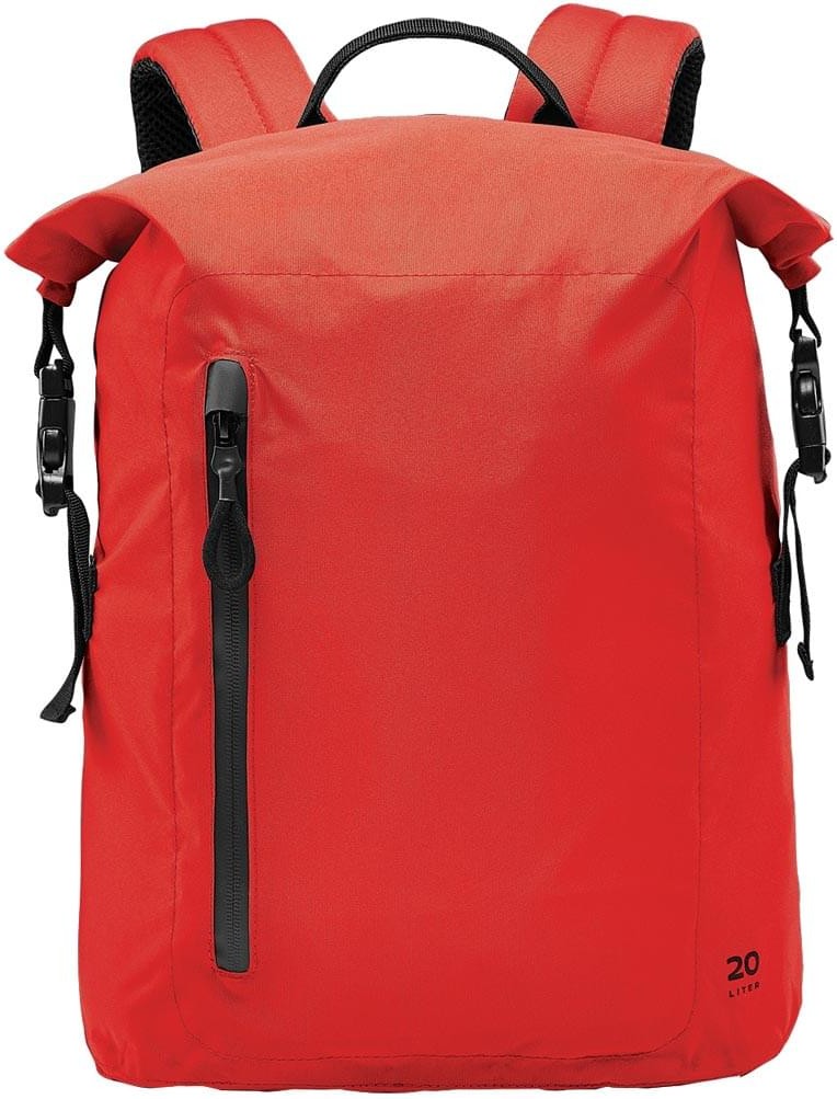 Stormtech Osx-2 Teton Roll Top Backpack 20 - Red Black