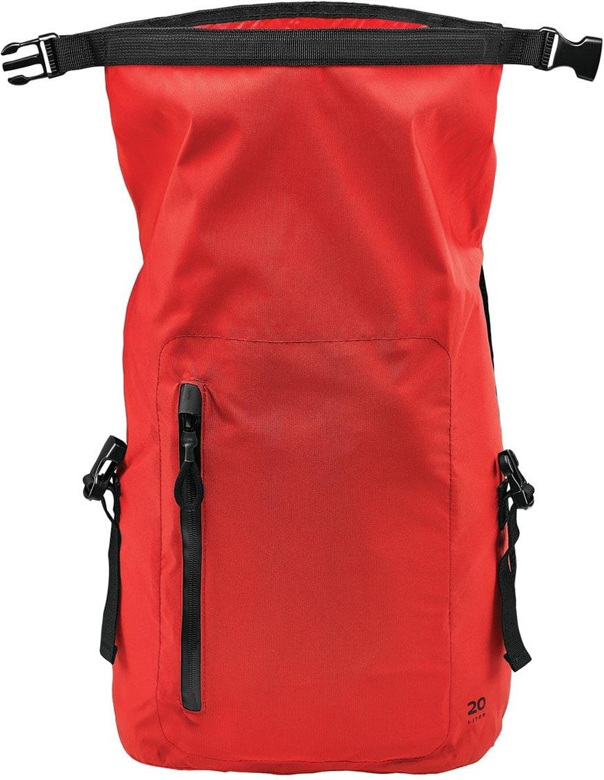 Stormtech Osx-2 Teton Roll Top Backpack 20 - Red Black