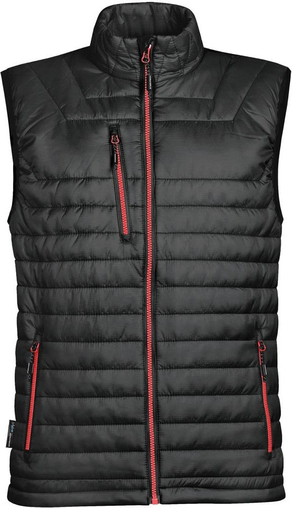 Stormtech Pfv-2le Men’s Gravity Thermal Vest - Black True Red - Adult s