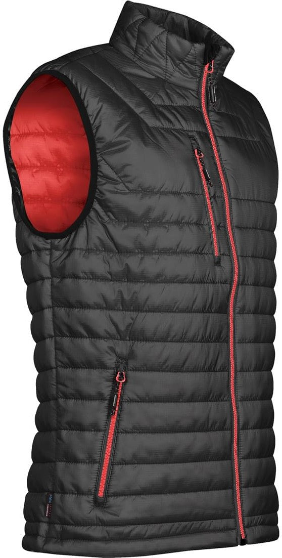 Stormtech Pfv-2le Men’s Gravity Thermal Vest - Black True Red