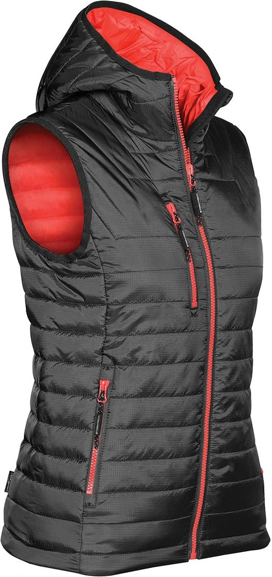 Stormtech Pfv-2w Women’s Gravity Thermal Vest - Black True Red