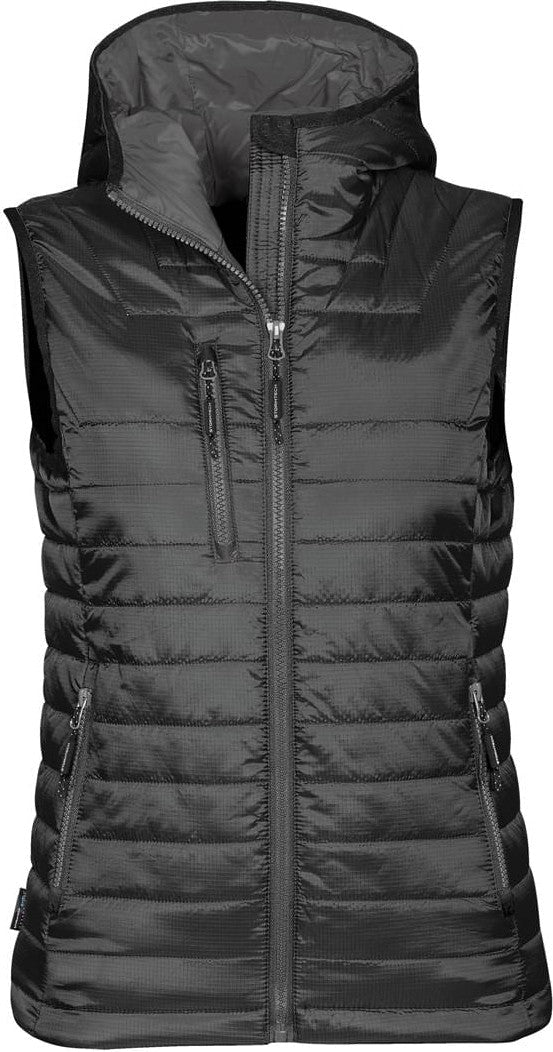 Stormtech Pfv-2wle Women’s Gravity Thermal Vest - Black Charcoal - Ladies Xs