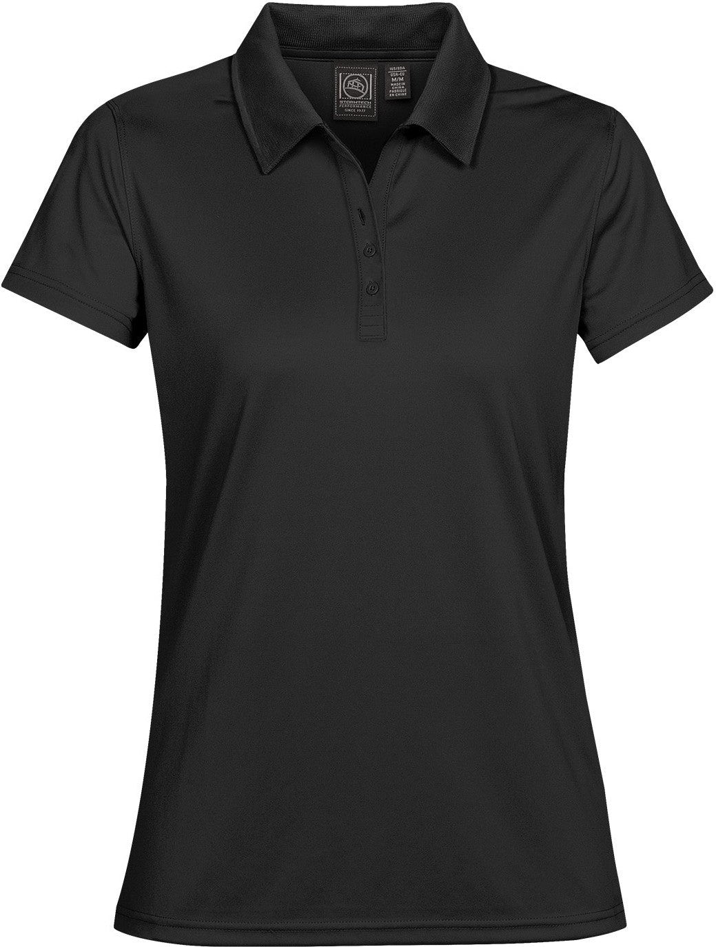Stormtech Pg-1w Women’s Eclipse H2x-dry Pique Polo - Black - Ladies Xs