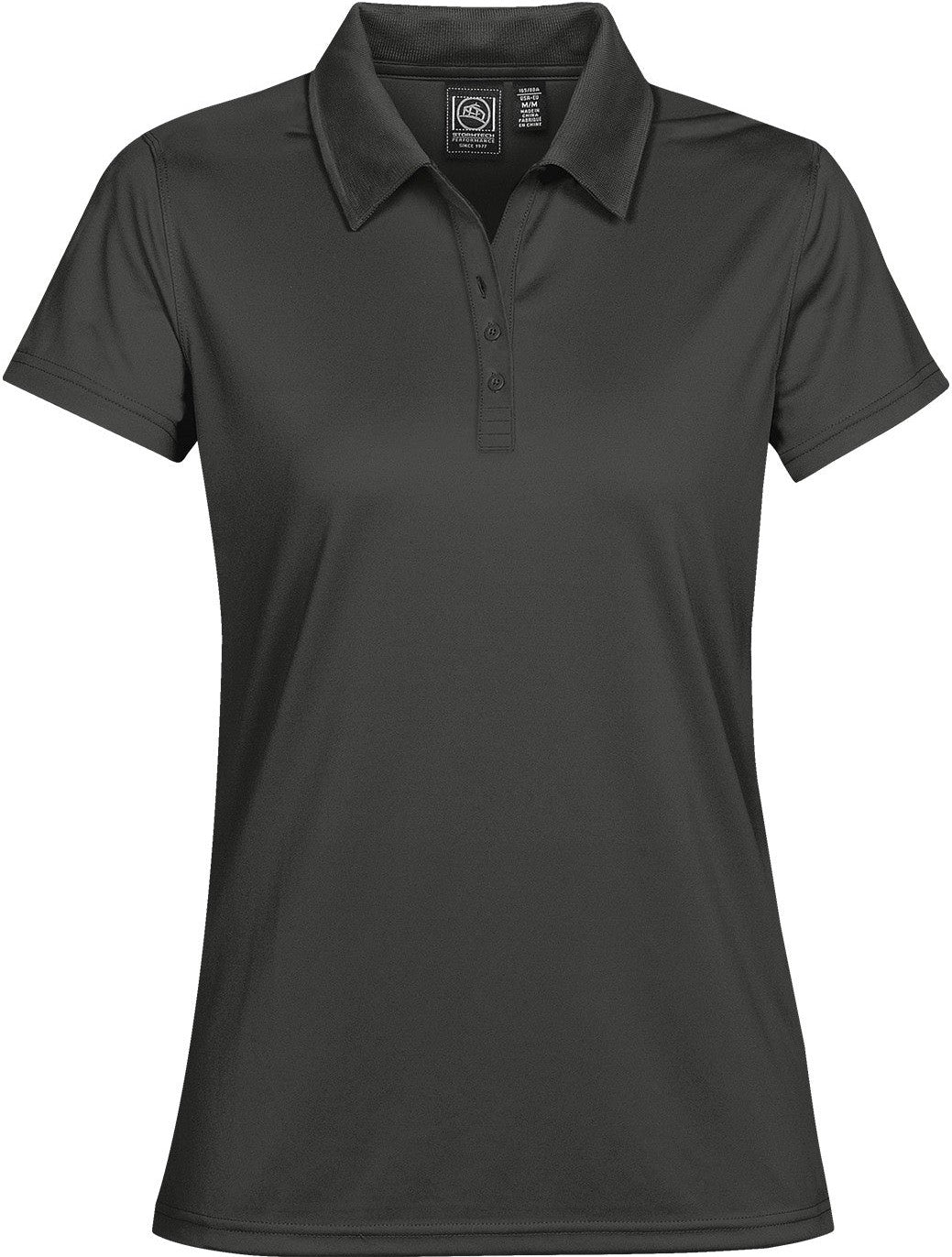 Stormtech Pg-1w Women’s Eclipse H2x-dry Pique Polo - Carbon - Ladies Xs