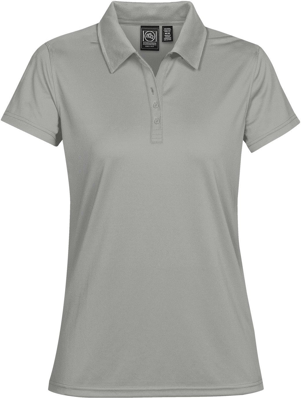 Stormtech Pg-1w Women’s Eclipse H2x-dry Pique Polo - Cool Silver - Ladies Xs