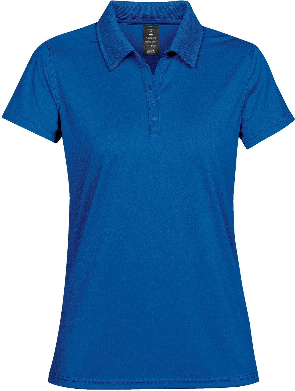 Stormtech Pg-1w Women’s Eclipse H2x-dry Pique Polo - Royal Blue - Ladies Xs