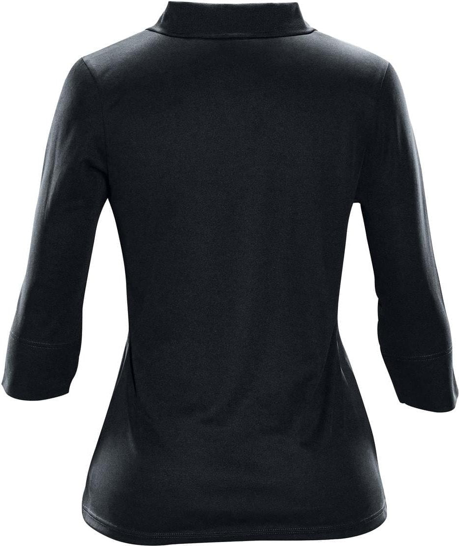 Stormtech Pgl-1w Women’s Eclipse H2x-dry Long Sleeve Polo - Black