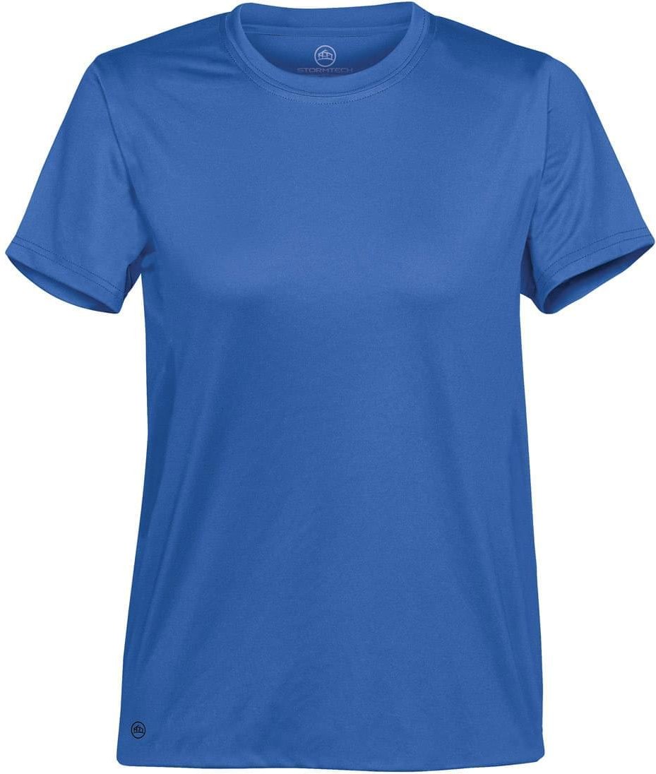 Stormtech Pgt-1w Women’s Eclipse H2x-dry Pique Tee - Azure Blue - Ladies Xs