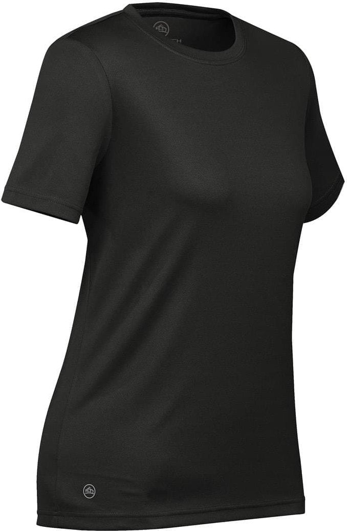 Stormtech Pgt-1w Women’s Eclipse H2x-dry Pique Tee - Black