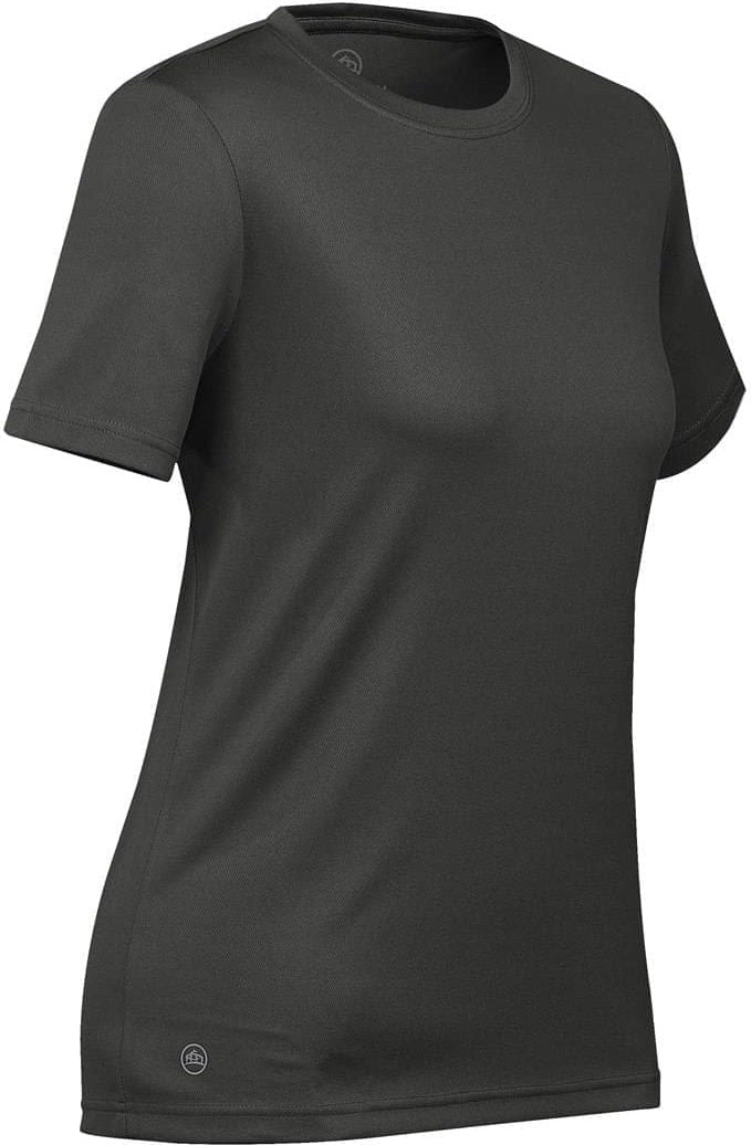 Stormtech Pgt-1w Women’s Eclipse H2x-dry Pique Tee - Carbon