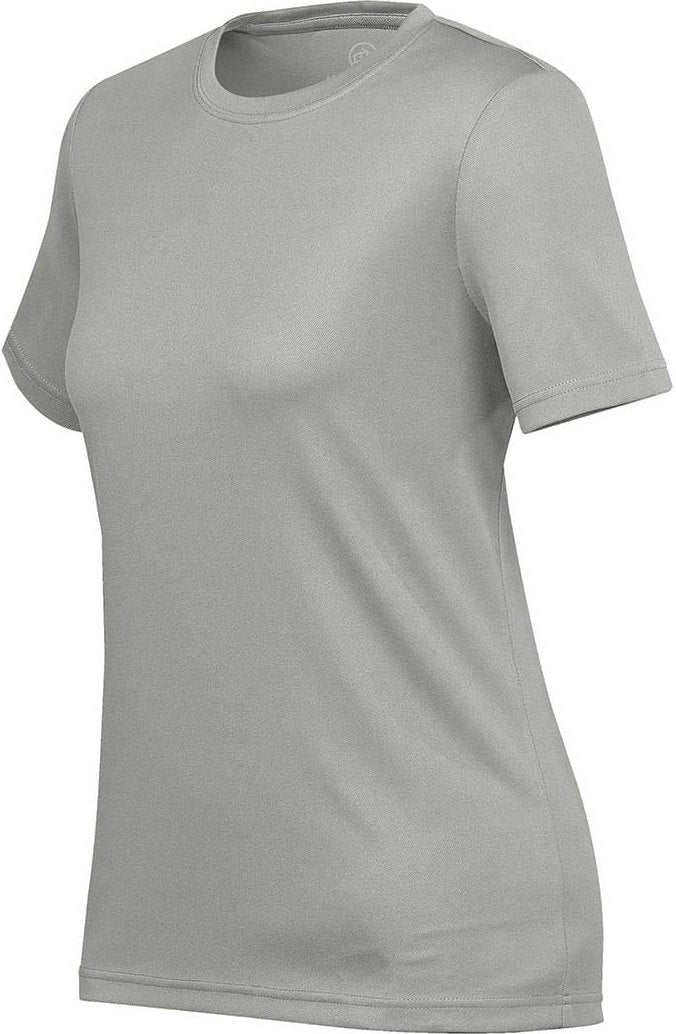 Stormtech Pgt-1w Women’s Eclipse H2x-dry Pique Tee - Cool Silver