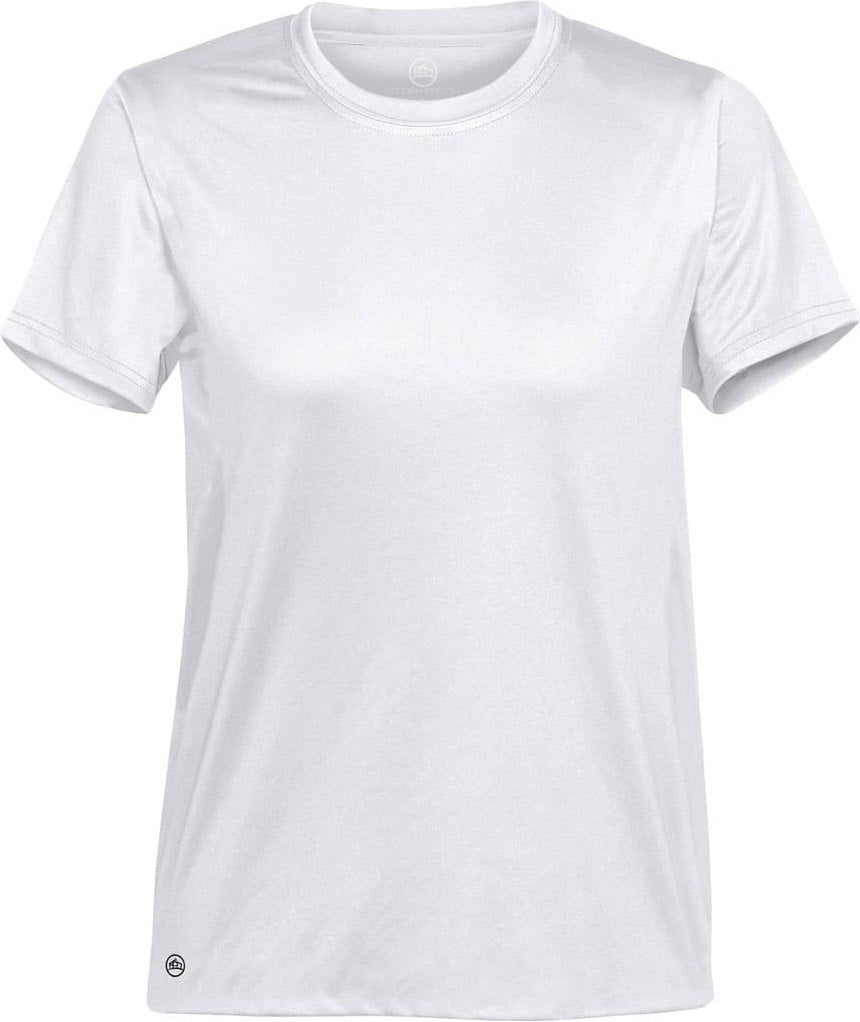 Stormtech Pgt-1w Women’s Eclipse H2x-dry Pique Tee - White - Ladies m