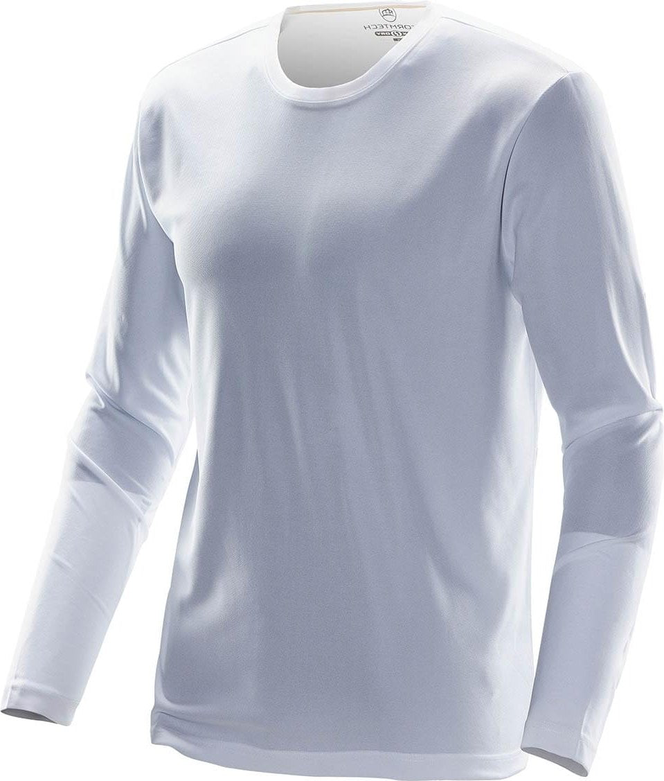 Stormtech Pgt-2 Men’s Eclipse H2x-dry Long Sleeve Tee - White