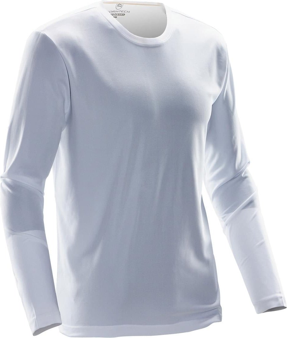 Stormtech Pgt-2 Men’s Eclipse H2x-dry Long Sleeve Tee - White