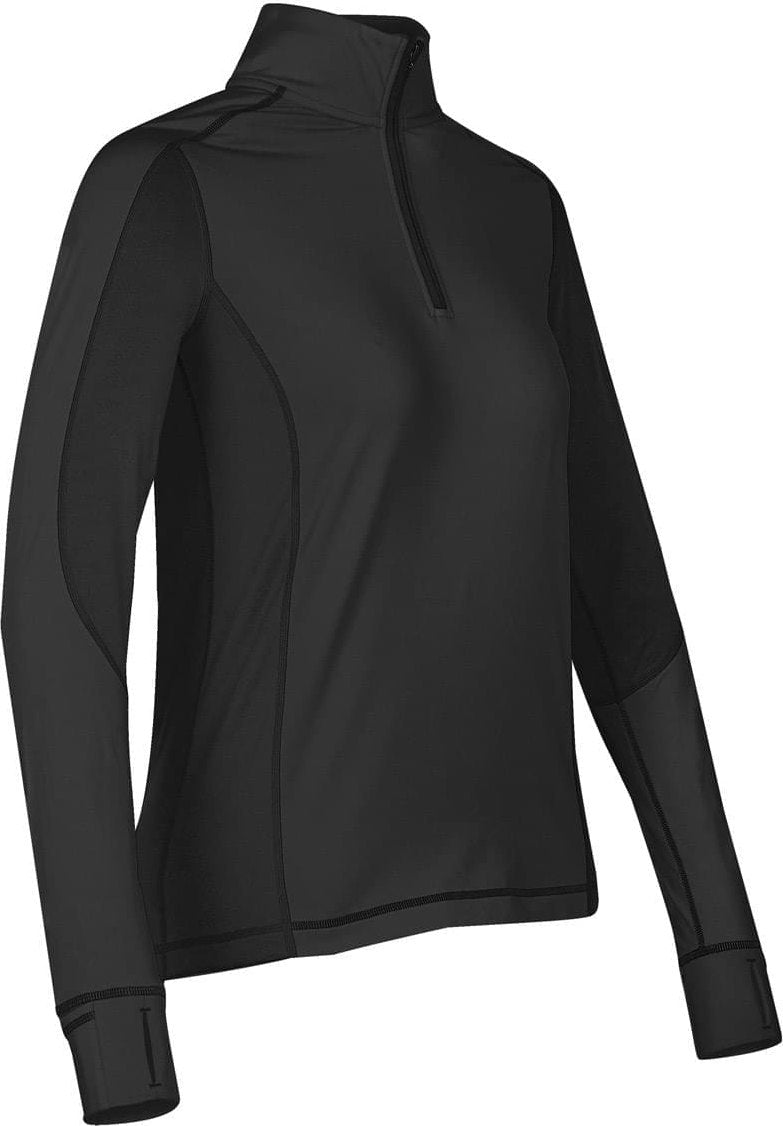 Stormtech Pl-4w Women’s Phoenix Lightweight 1/4 Zip - Black