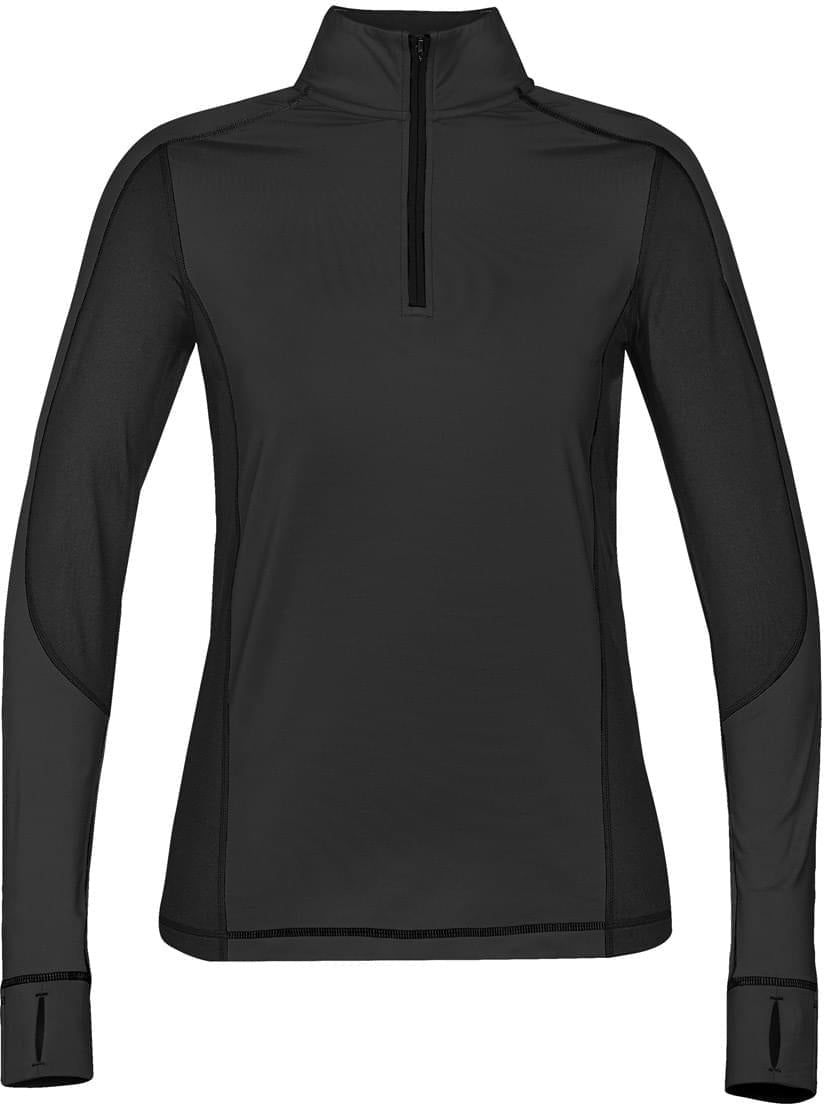 Stormtech Pl-4w Women’s Phoenix Lightweight 1/4 Zip - Black - Ladies s